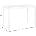 Duke Desk - FOX2209 - White - Safavieh Couture