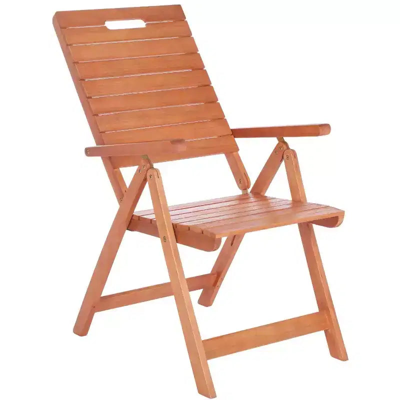 Rence Multi Position Folding Chair Indoor/Outdoor (Set of 2) - PAT7060 - Natural - Safavieh