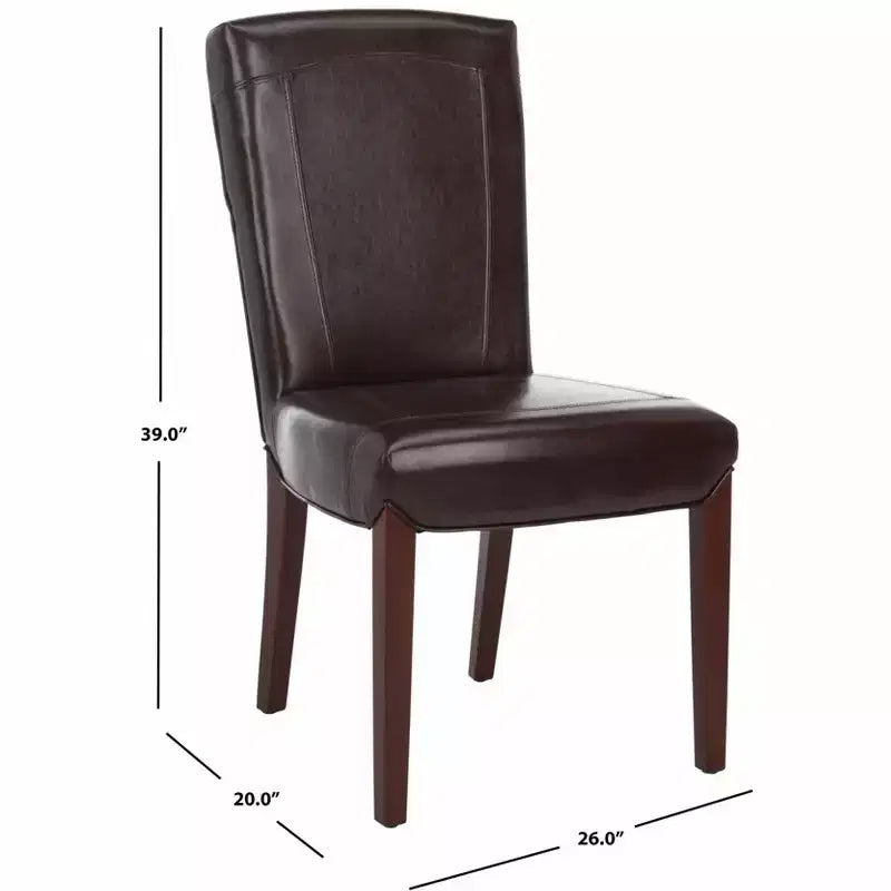 Sedia in pelle Ken (Set di 2) - HUD8200 - Safavieh Couture