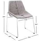 Sedia da Pranzo Alexis Mid-Century (Set da 2) - DCH3000 - Safavieh