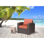 Poltrona Club in Rattan Magnolia - Laguna