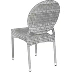 Valdez Stackable Side Chair Indoor/Outdoor (Set of 2) - FOX5204 - Grey - Safavieh Couture