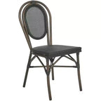 Esben Side Chair Indoor/Outdoor (Set of 2) - PAT4002 - Black - Safavieh