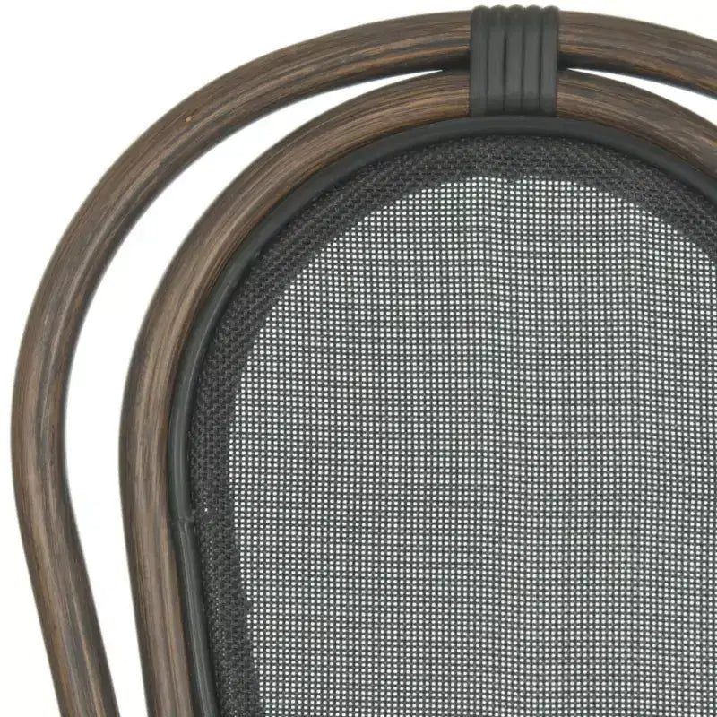 Esben Side Chair Indoor/Outdoor (Set of 2) - PAT4002 - Black - Safavieh