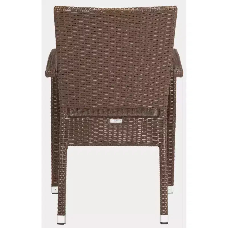 Kelda Stackable Arm Chair Indoor/Outdoor (Set of 2) - PAT4004 - Safavieh