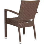 Kelda Stackable Arm Chair Indoor/Outdoor (Set of 2) - PAT4004 - Safavieh