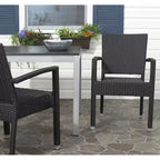 Kelda Stackable Arm Chair Indoor/Outdoor (Set of 2) - PAT4004 - Safavieh