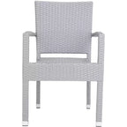 Kelda Stackable Arm Chair Indoor/Outdoor (Set of 2) - PAT4004 - Safavieh