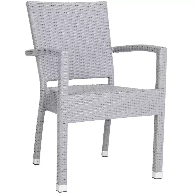 Kelda Stackable Arm Chair Indoor/Outdoor (Set of 2) - PAT4004 - Safavieh