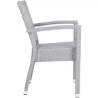 Kelda Stackable Arm Chair Indoor/Outdoor (Set of 2) - PAT4004 - Safavieh