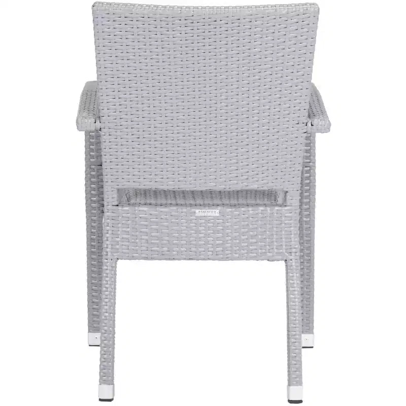Kelda Stackable Arm Chair Indoor/Outdoor (Set of 2) - PAT4004 - Safavieh