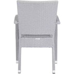 Kelda Stackable Arm Chair Indoor/Outdoor (Set of 2) - PAT4004 - Safavieh