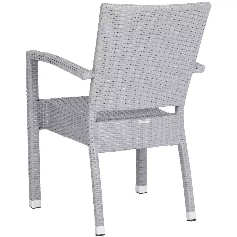 Kelda Stackable Arm Chair Indoor/Outdoor (Set of 2) - PAT4004 - Safavieh