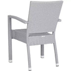 Kelda Stackable Arm Chair Indoor/Outdoor (Set of 2) - PAT4004 - Safavieh