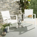 Kelda Stackable Arm Chair Indoor/Outdoor (Set of 2) - PAT4004 - Safavieh