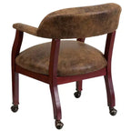 Flash Furniture Conference Chair with Accent Nail Trim and Casters