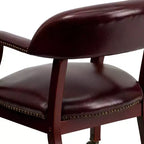 Flash Furniture Conference Chair with Accent Nail Trim and Casters