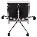 Flash Furniture Mid-Back Armless LeatherSoft Contemporary Ribbed Executive Swivel Office Chair