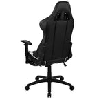 Flash Furniture Sedia da Gaming X30, sedia da ufficio ergonomica da corsa per computer con schienale completamente reclinabile e poggiapiedi estraibile in pelle sintetica rossa