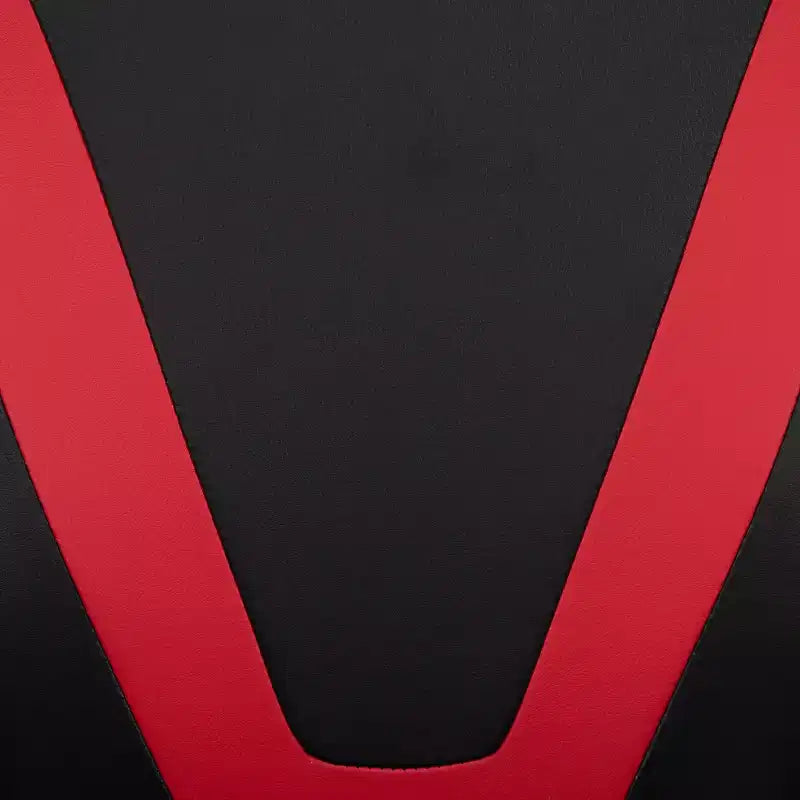 Flash Furniture Sedia da Gaming X30, sedia da ufficio ergonomica da corsa per computer con schienale completamente reclinabile e poggiapiedi estraibile in pelle sintetica rossa