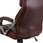 Flash Furniture HERCULES Series Big & Tall 500 lb. Rated LeatherSoft Executive Swivel Ergonomic Office Chair with Extra Wide Seat