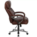 Flash Furniture HERCULES Series Big & Tall 500 lb. Rated LeatherSoft Executive Swivel Ergonomic Office Chair with Extra Wide Seat