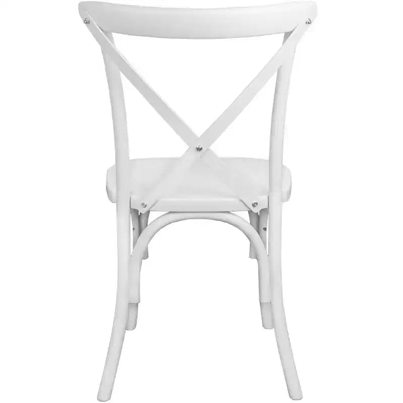 Flash Furniture confezione da 2 sedie X-Back in resina Advantage