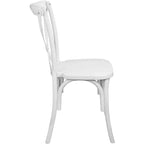 Flash Furniture confezione da 2 sedie X-Back in resina Advantage