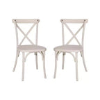 Flash Furniture confezione da 2 sedie X-Back in resina Advantage