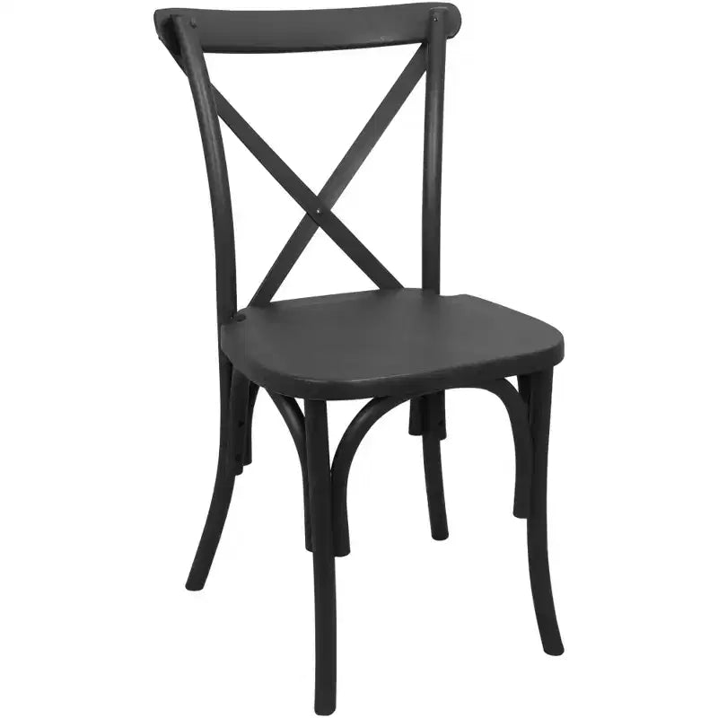 Flash Furniture confezione da 2 sedie X-Back in resina Advantage