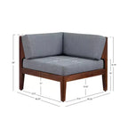 Sedia angolare Summerlyn - Linon