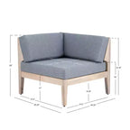 Sedia angolare Summerlyn - Linon