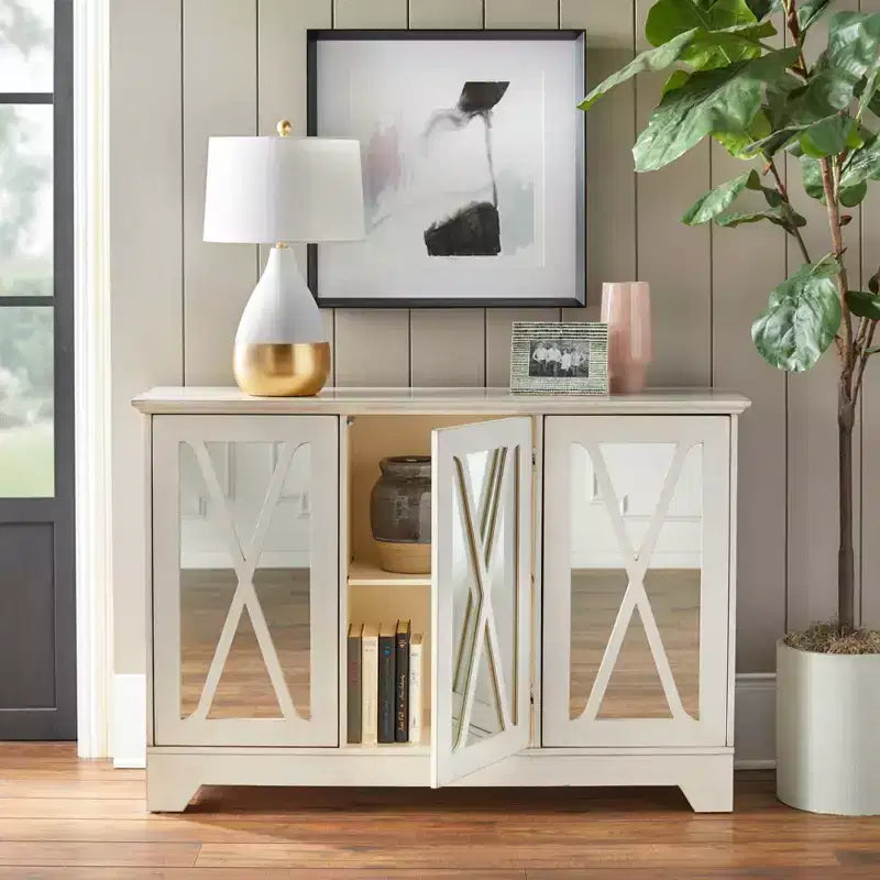 Reflections Side Board Buffet Servers with Mirror - Buylateral