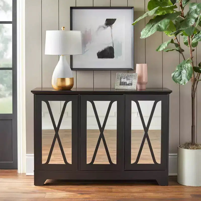 Reflections Side Board Buffet Servers with Mirror - Buylateral