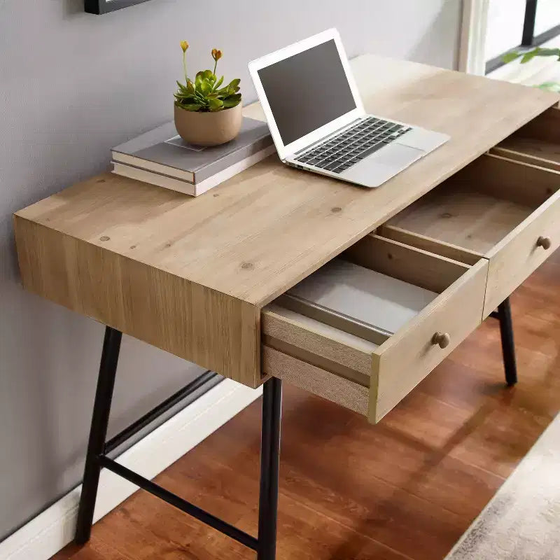 Cailan 3 Drawer Desk - Linon