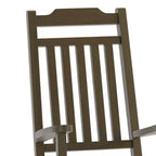Sedia a dondolo Flash Furniture Winston in legno di resina sintetica per tutte le stagioni