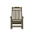 Sedia a dondolo Flash Furniture Winston in legno di resina sintetica per tutte le stagioni