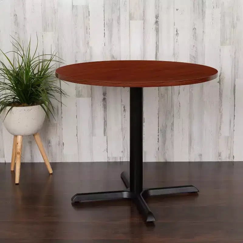 Emma and Oliver 36 Round Multi-Purpose Conference Table - Meeting Table for Office