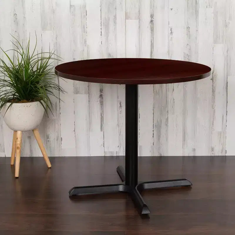 Emma and Oliver 36 Round Multi-Purpose Conference Table - Meeting Table for Office