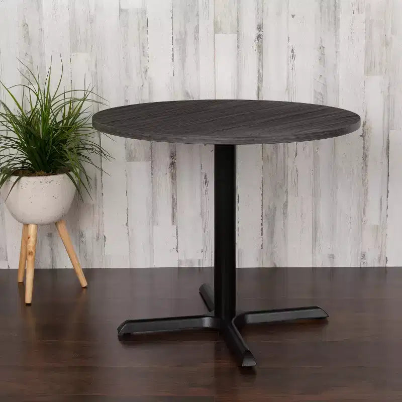 Emma and Oliver 36 Round Multi-Purpose Conference Table - Meeting Table for Office