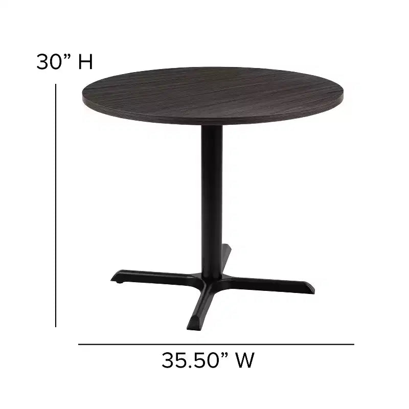 Emma and Oliver 36 Round Multi-Purpose Conference Table - Meeting Table for Office