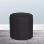 Emma and Oliver Upholstered Round Ottoman Pouf