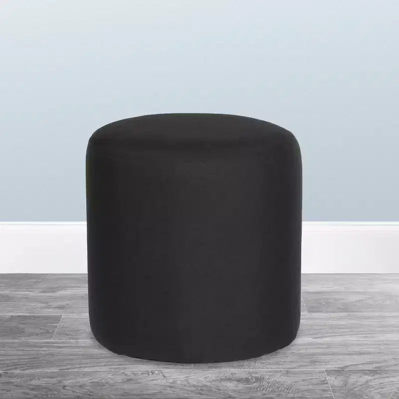 Emma and Oliver Upholstered Round Ottoman Pouf