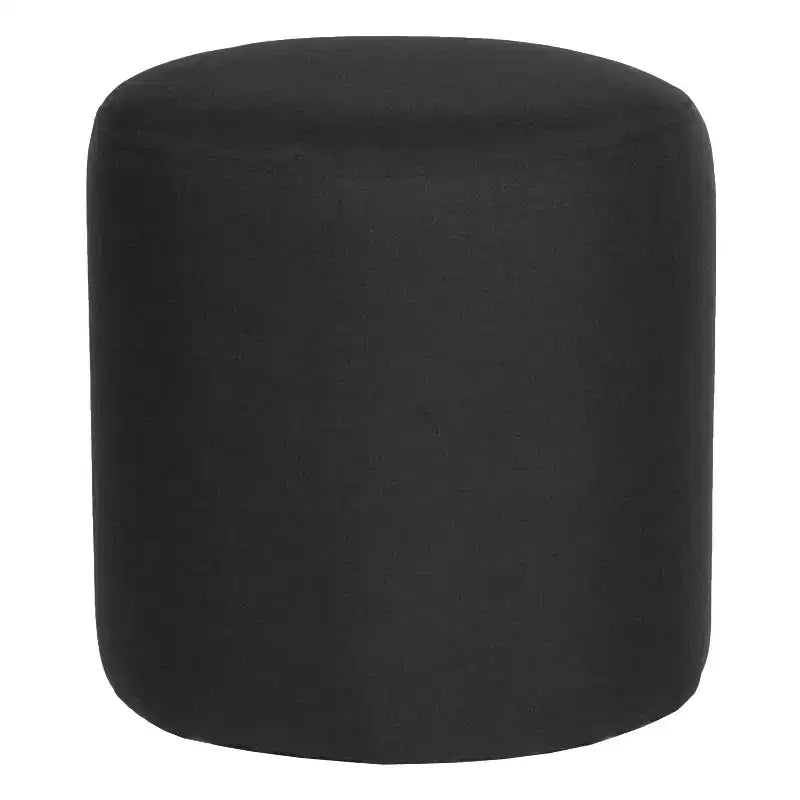 Emma and Oliver Upholstered Round Ottoman Pouf