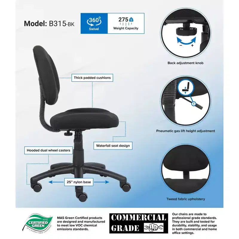 Sedia Posturale Deluxe - Boss Office Products