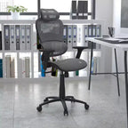 Emma and Oliver Ergonomic Mesh Office Chair-Synchro-Tilt, Headrest, Adjustable Pivot Arms