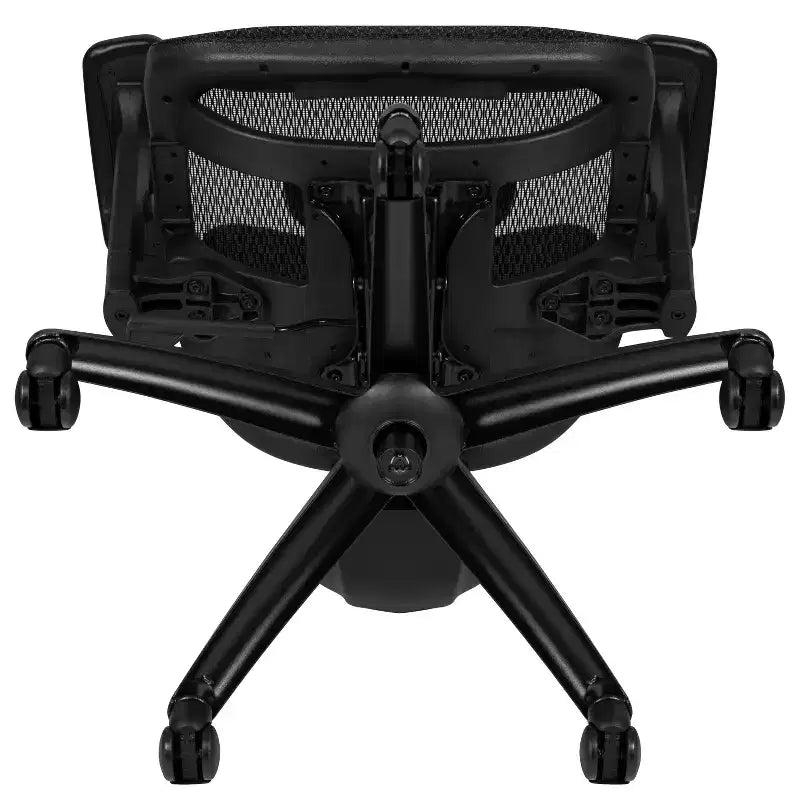 Emma and Oliver Ergonomic Mesh Office Chair-Synchro-Tilt, Headrest, Adjustable Pivot Arms