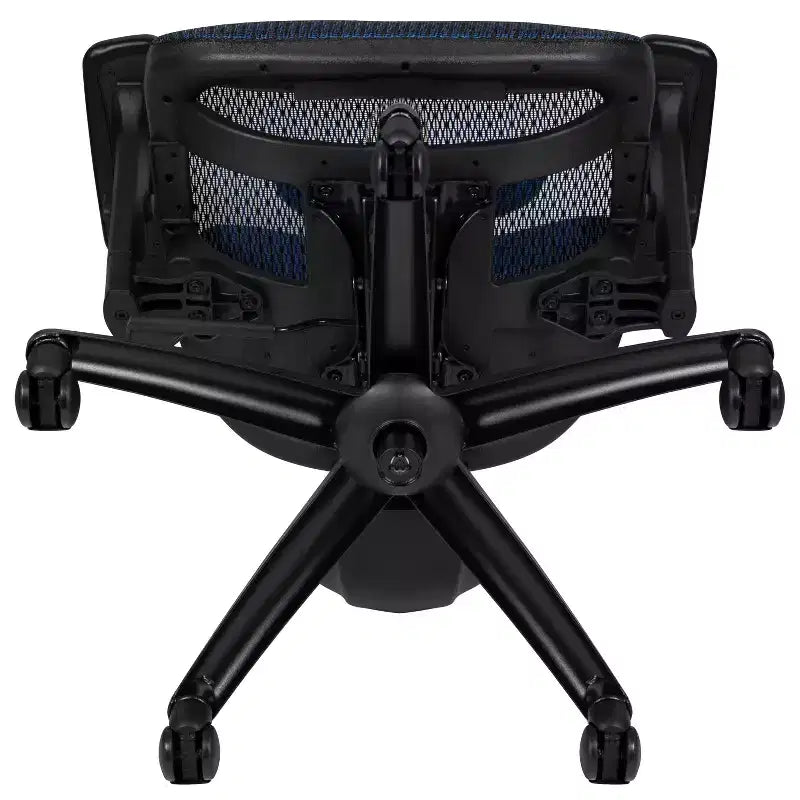 Emma and Oliver Ergonomic Mesh Office Chair-Synchro-Tilt, Headrest, Adjustable Pivot Arms