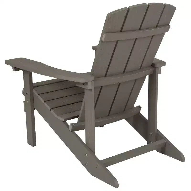 Sedia Adirondack Emma and Oliver per tutte le stagioni in simil legno