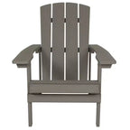 Sedia Adirondack Emma and Oliver per tutte le stagioni in simil legno